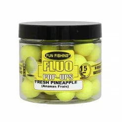 Fluo Pop Ups Ananas Frais 15mm 67g FUN FISHING